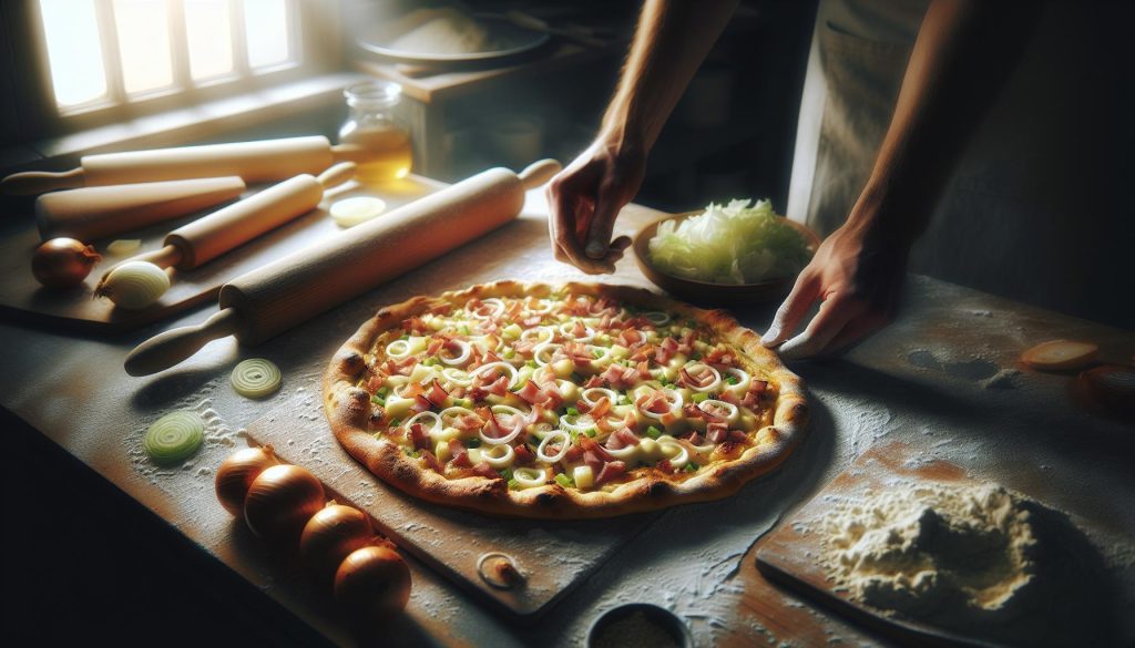 Flammkuchen recept: Knapperige Elzasser pizza uit eigen oven