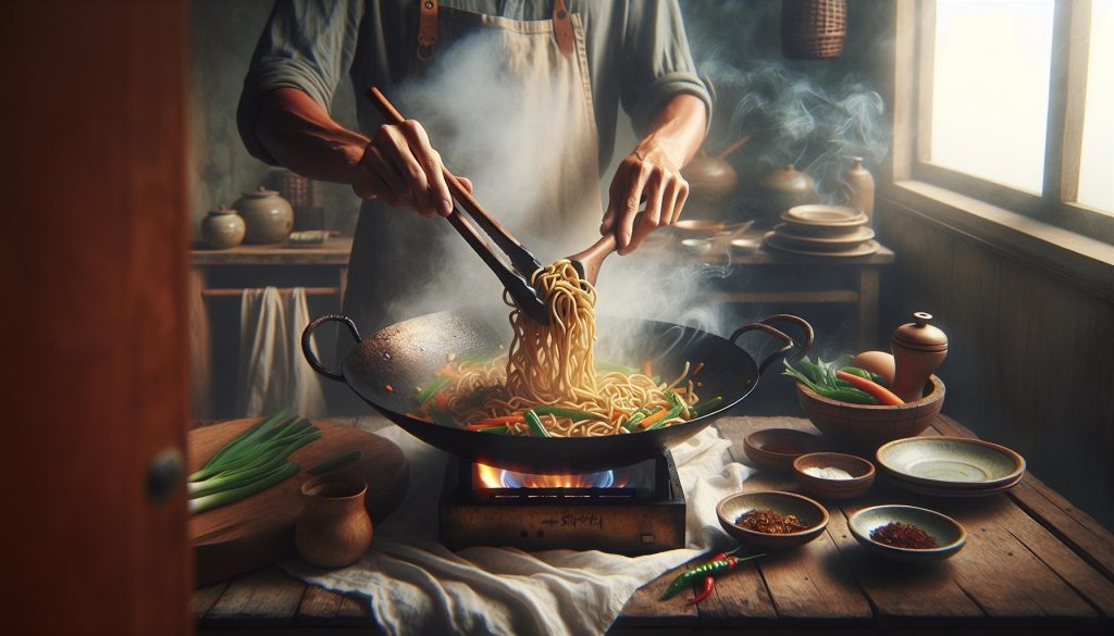 Bami recept: Roerbak noedels op Indonesische wijze 4 Bami recept: Roerbak noedels op Indonesische wijze