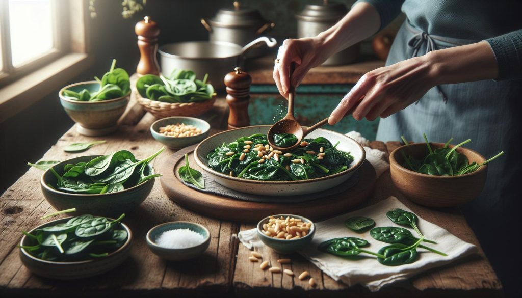 Verse Spinazie Recept: Snelle Groente met IJzer en Smaak