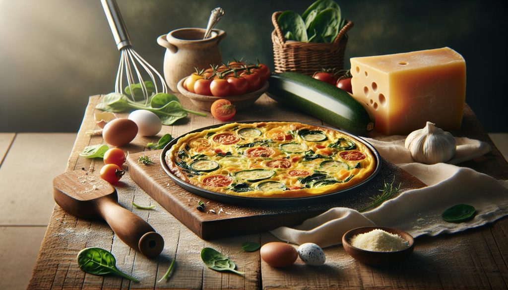 Frittata Recept – Italiaanse Omelet met Groenten en Kaas 1 Frittata Recept – Italiaanse Omelet met Groenten en Kaas