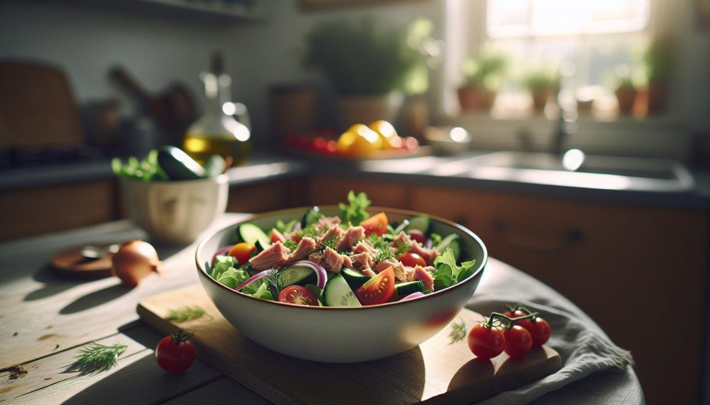 Tonijnsalade Recept: Frisse Maaltijdsalade met Groenten