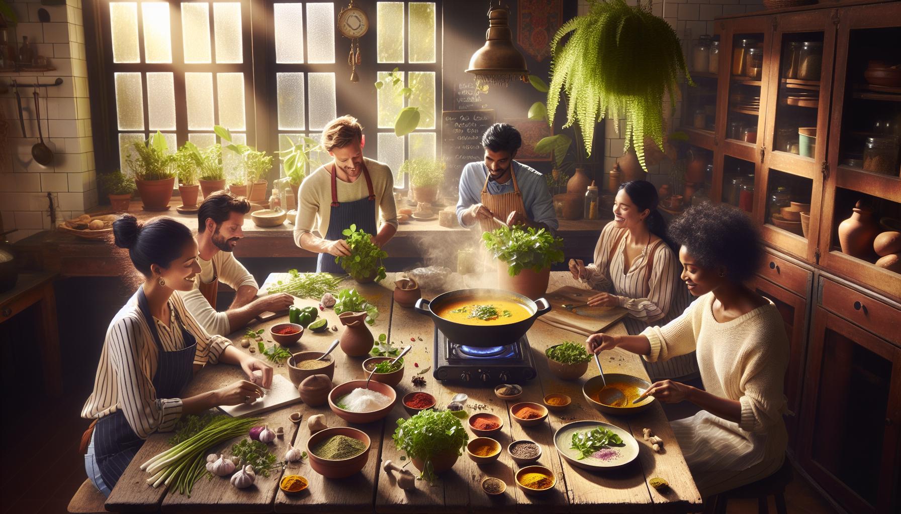 Curry recepten: van mild tot pittig met verse kruiden 1 De Romantiek van Verse Kruiden in Curry's