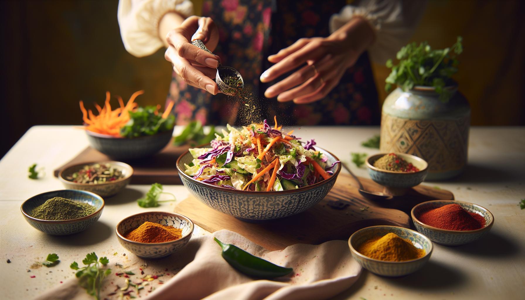 Kruidige Variaties: Voeg Een Twist Toe aan je Koolsalade