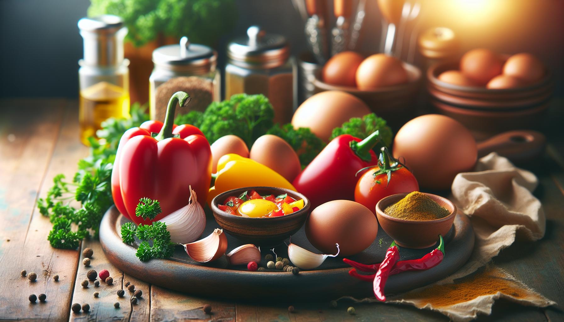 Shakshuka Recept: Gekookte Eieren in Pittige Tomatensaus 2 De perfecte ingrediënten voor jouw shakshuka