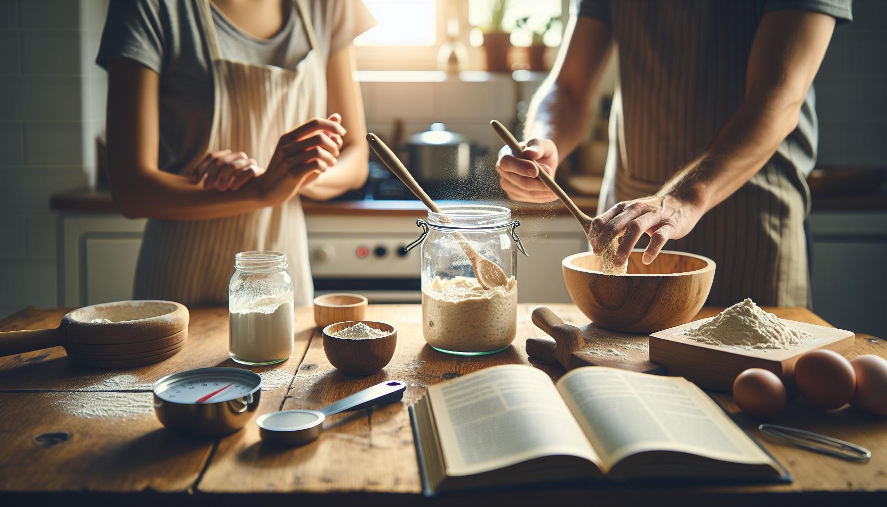 Stap-voor-stap: jouw eerste zuurdesemstarter maken