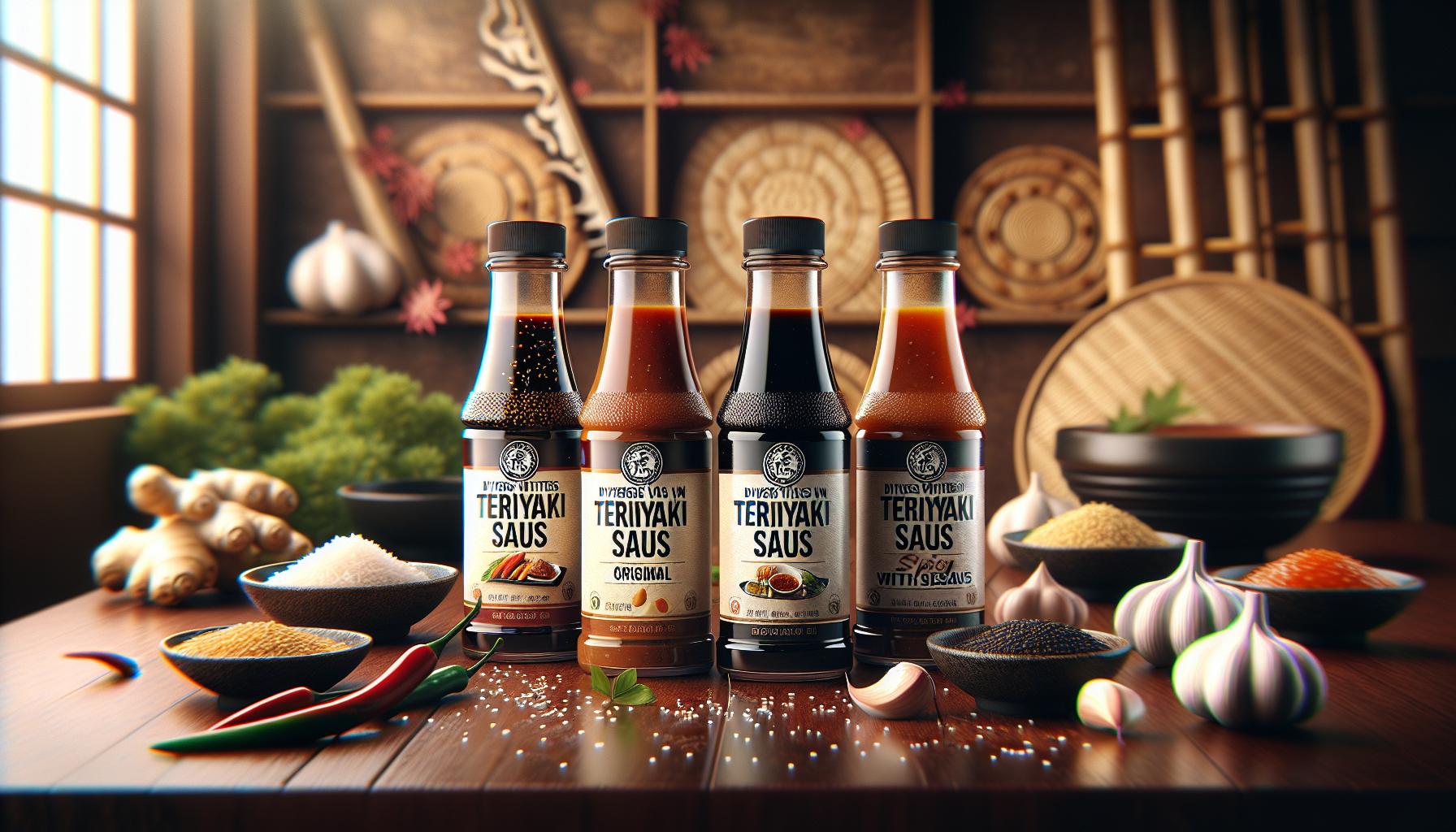 Diverse Variaties van Teriyaki Saus