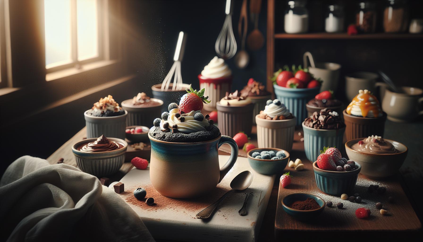 Mug Cake Bakken in 2 Minuten - Instant Zoete Verleiding 4 Variaties op de Klassieke Mug Cake Recepten