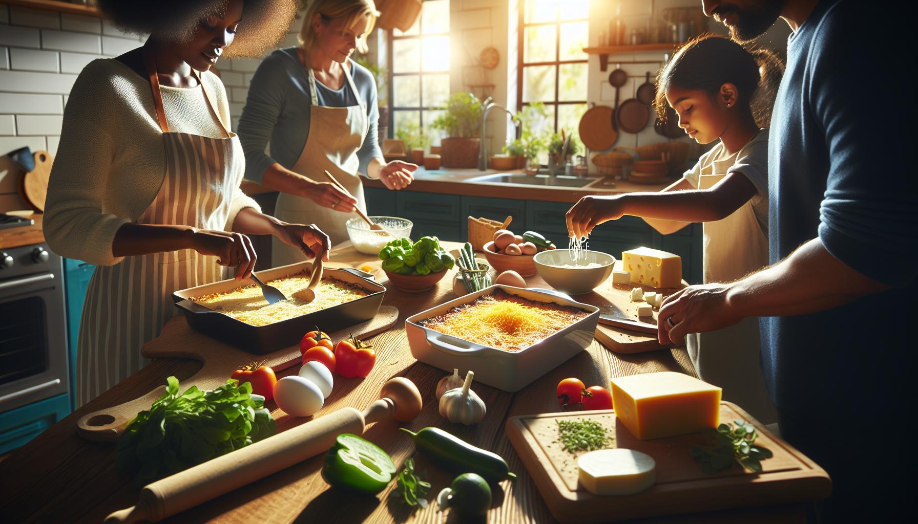 Stapsgewijze bereidingsmethoden voor ovenschotels