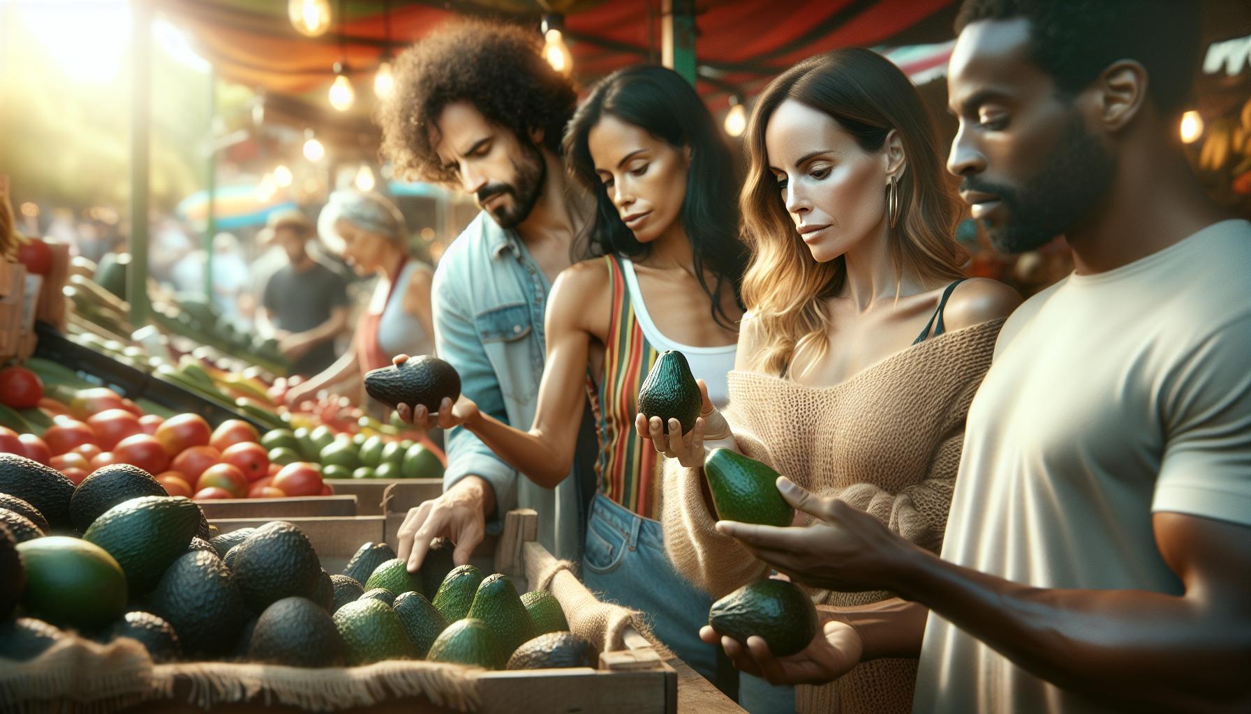 De perfecte rijpe avocado kiezen