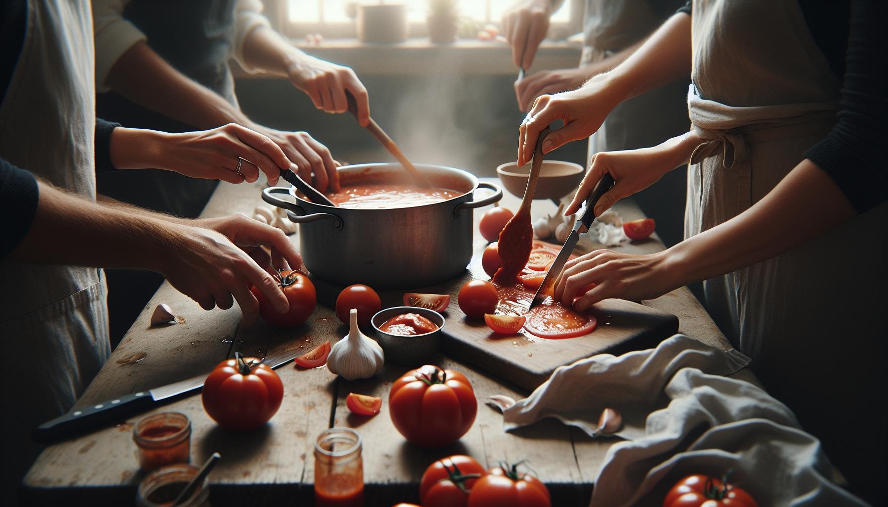 Stapsgewijze Bereiding van Verse Tomatensaus