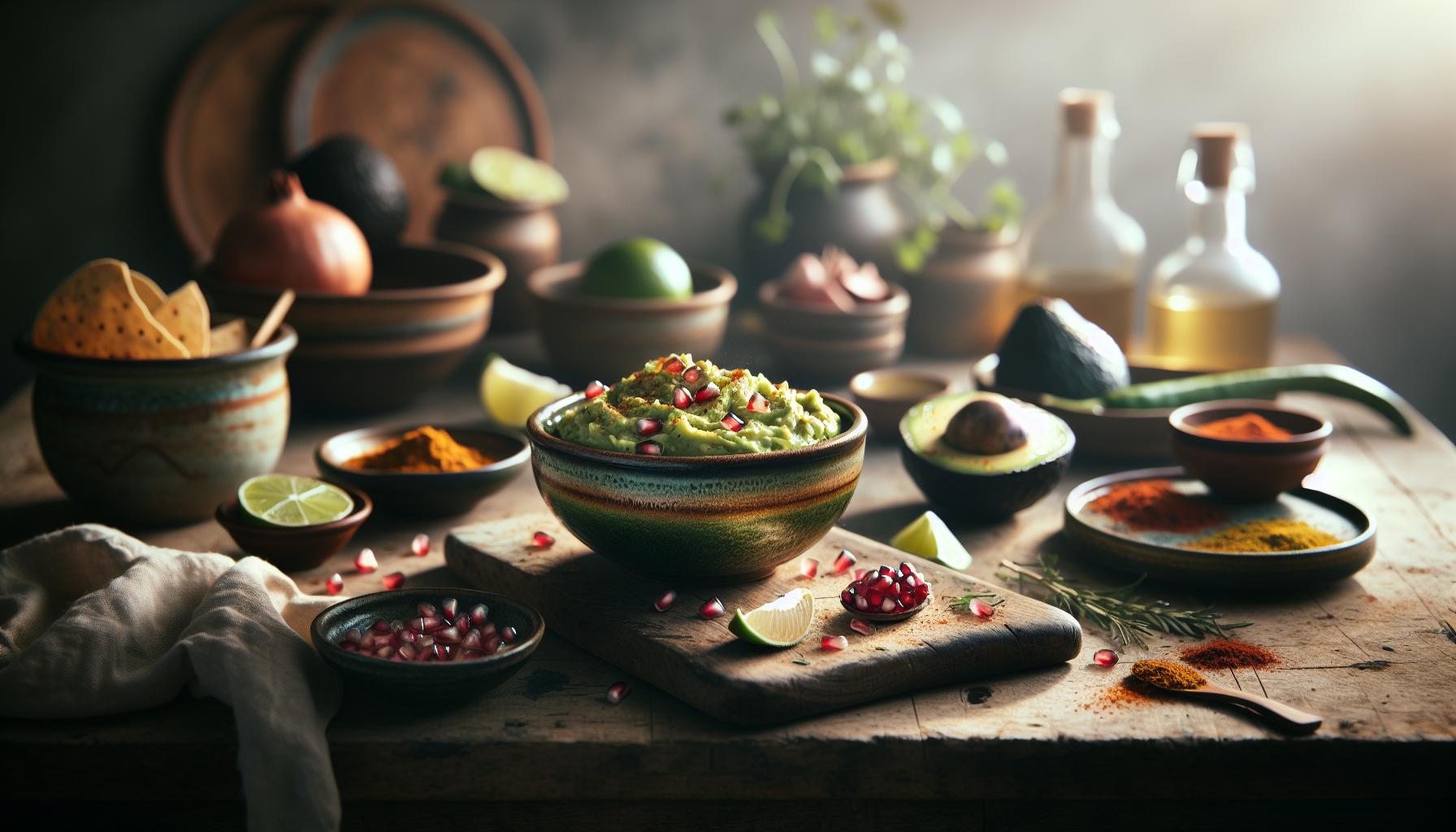 Verfijnde smaakcombinaties voor guacamole