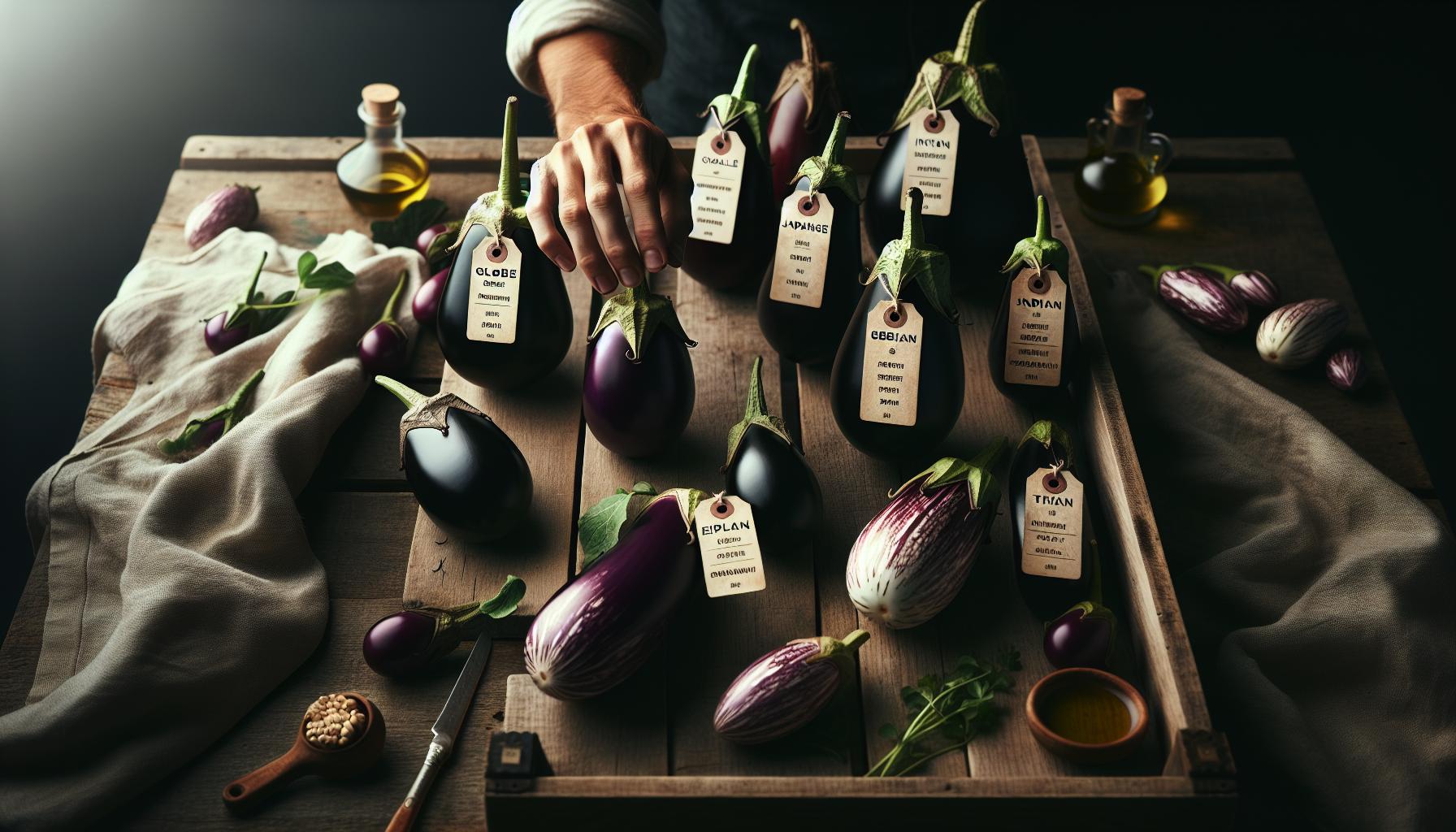 Verschillende Auberginesoorten en hun Smaken