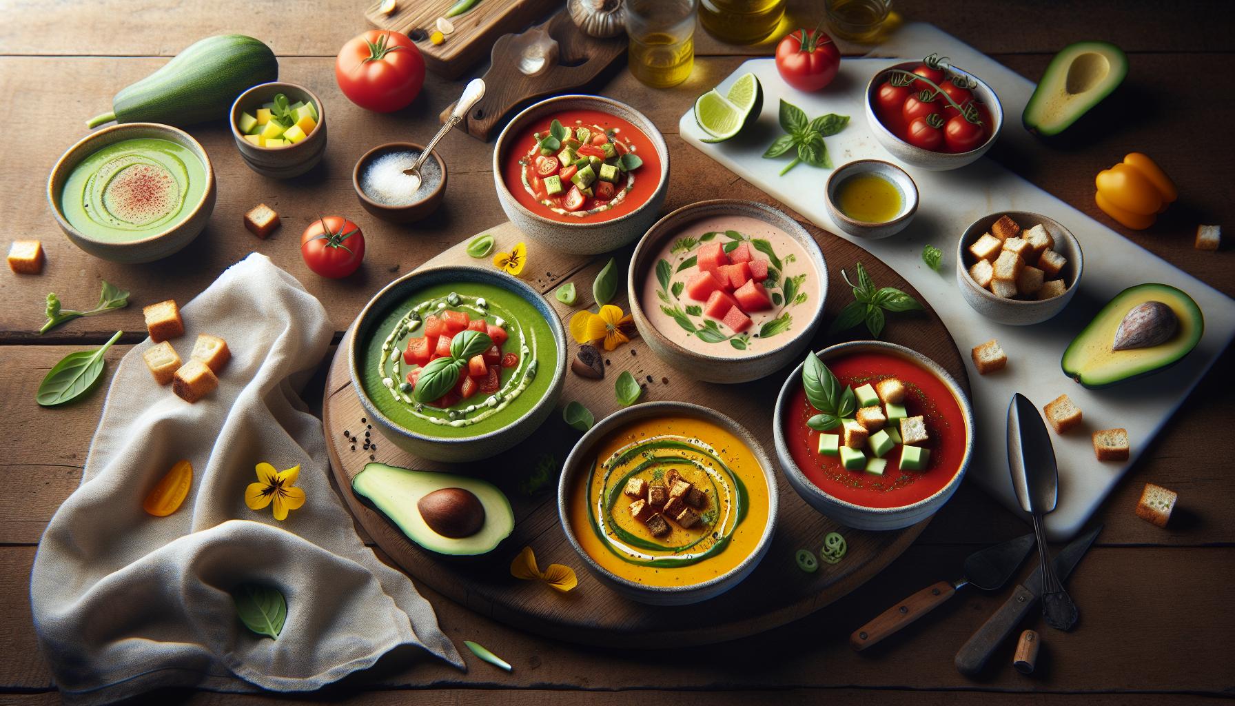 Gazpacho Recept: Koude Tomatensoep voor Warme Dagen 2 Variaties op traditionele gazpacho recepten