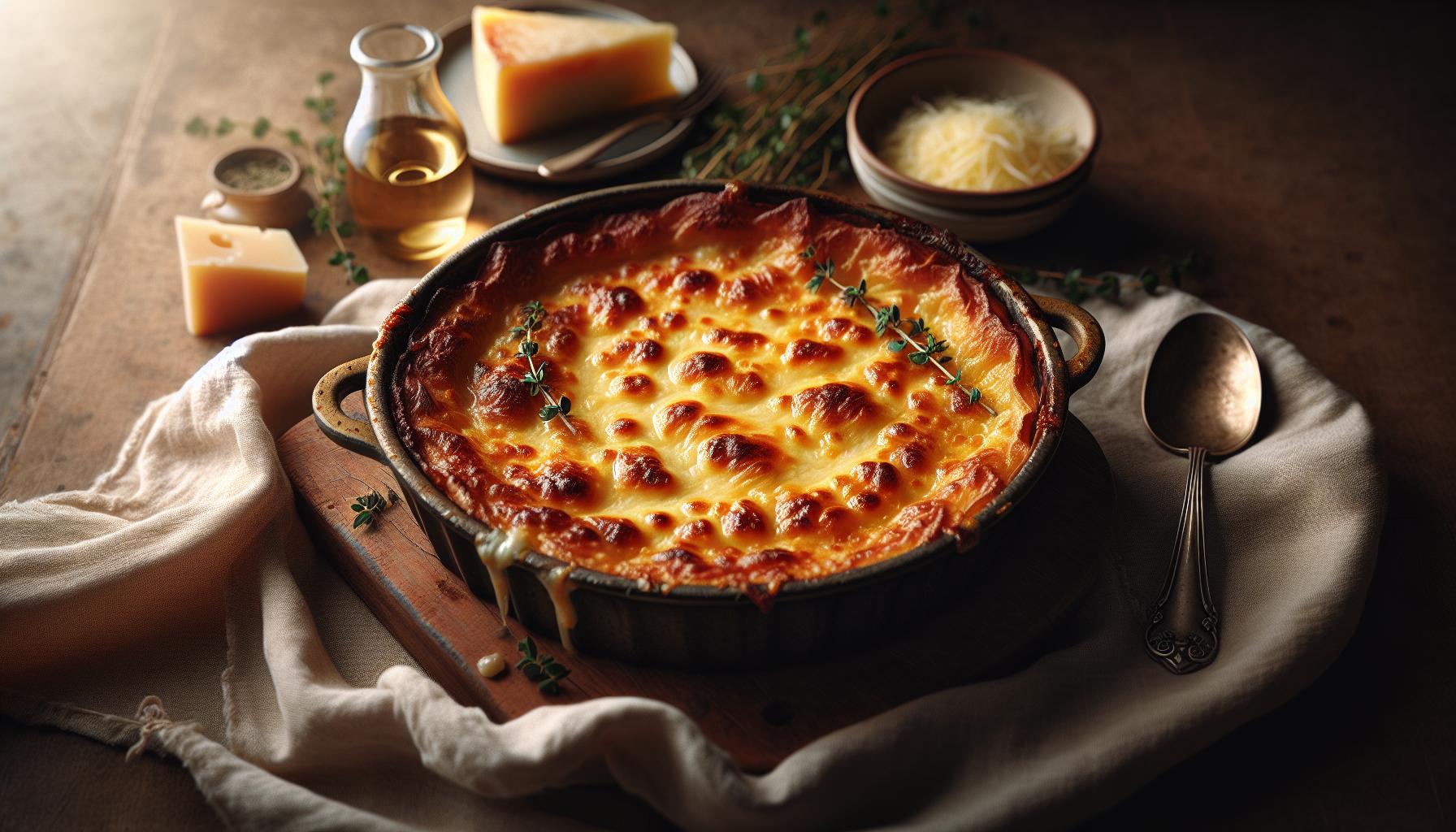 De Magie van Romige Kaassaus in Gratin
