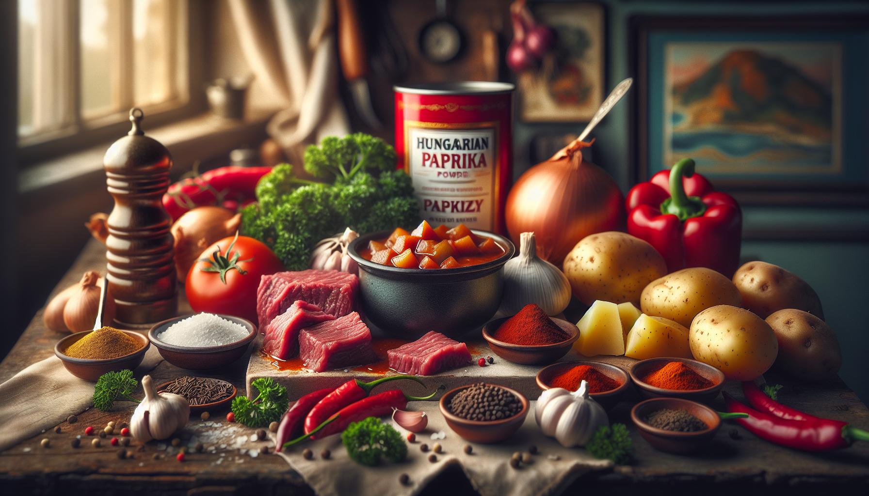 Goulash recept: Hongaarse warmte in een rijke stoofpot 2 De perfecte ingrediënten voor Hongaarse goulash
