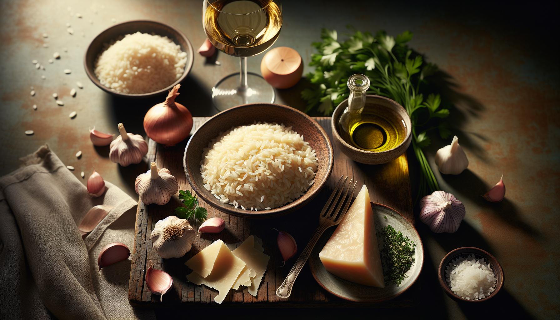 Risotto: De Basis Ingrediënten en Hun Rol