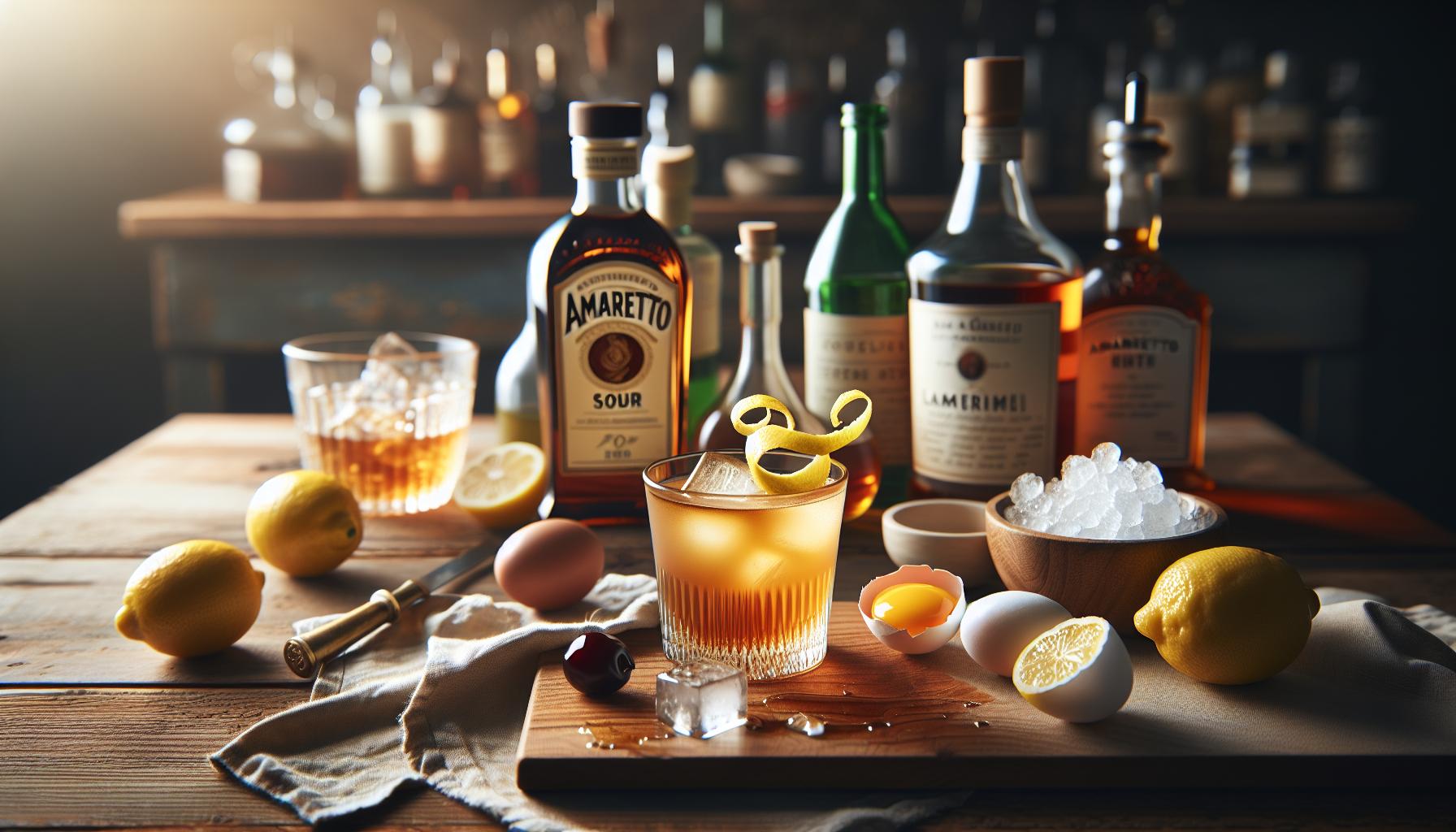 Essentiële Ingrediënten voor de Beste Amaretto Sour