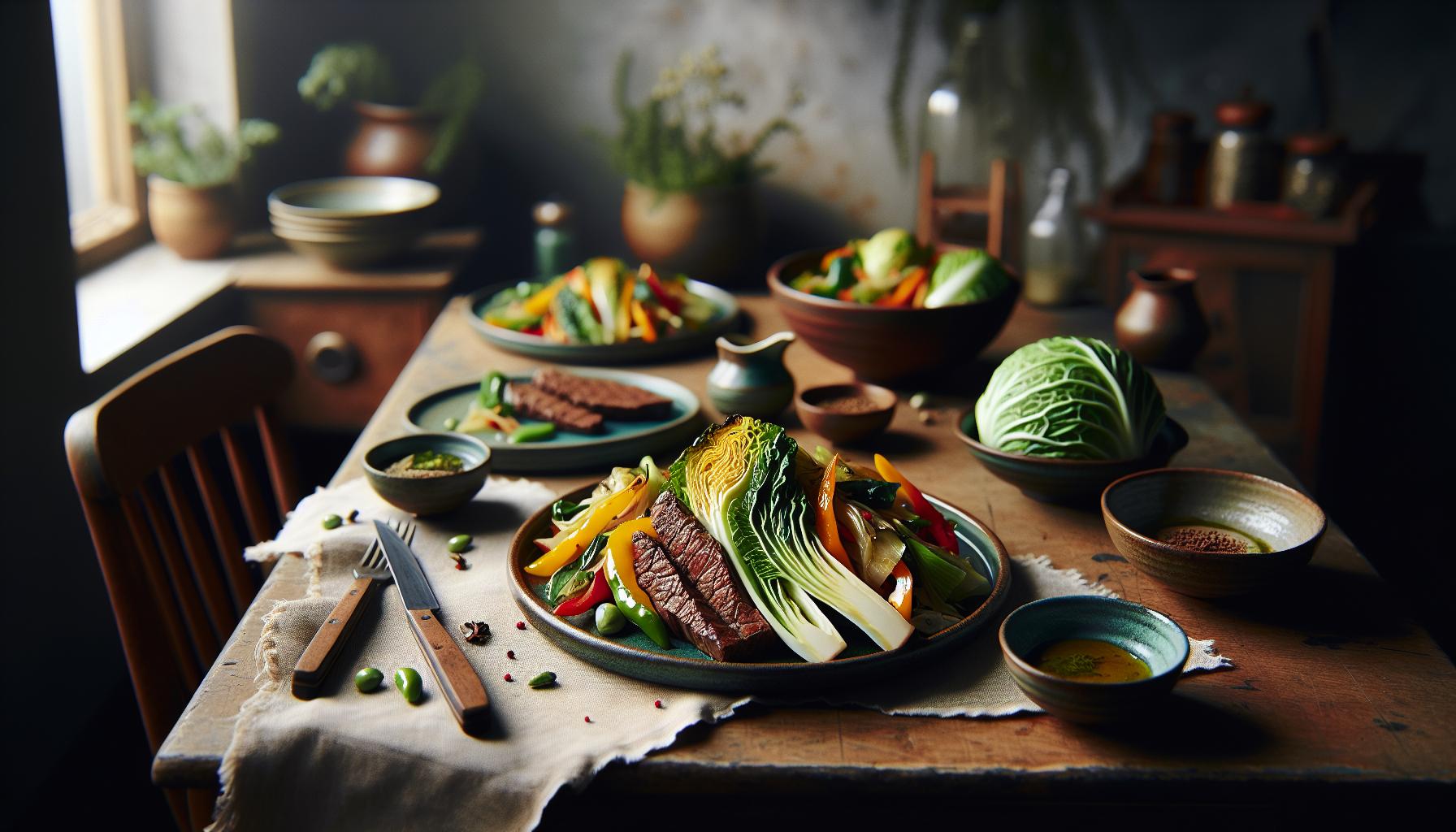 Vegetarische en Veganistische Gerechten met Spitskool