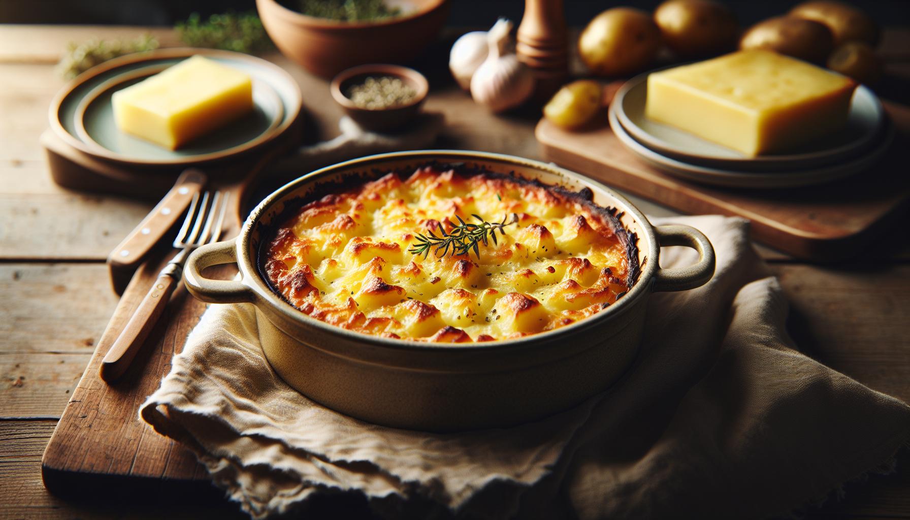 Aardappelgratin Recept: Romige Ovenschotel met Kaaskorst