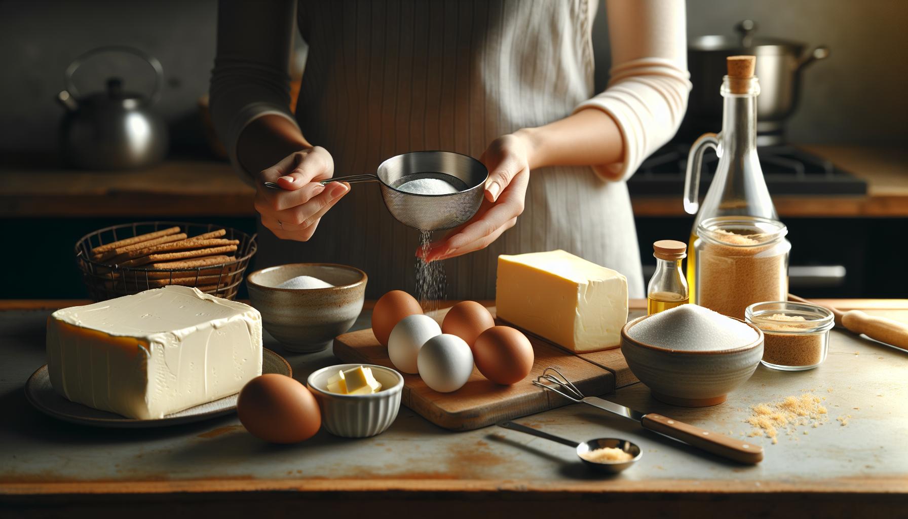 De Juiste Ingrediënten voor een Romige Cheesecake