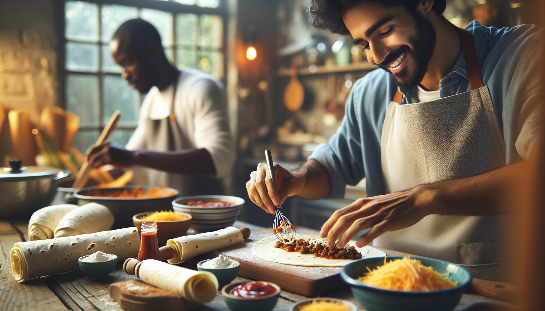 Stappen voor het bereiden van enchiladas