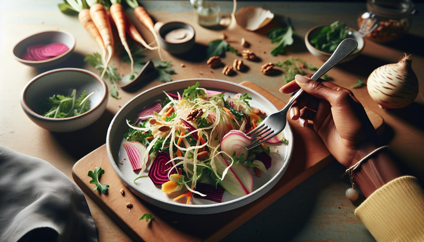 Knapperige Koolrabi Salades: Frisse Ideeën voor Elke Maaltijd