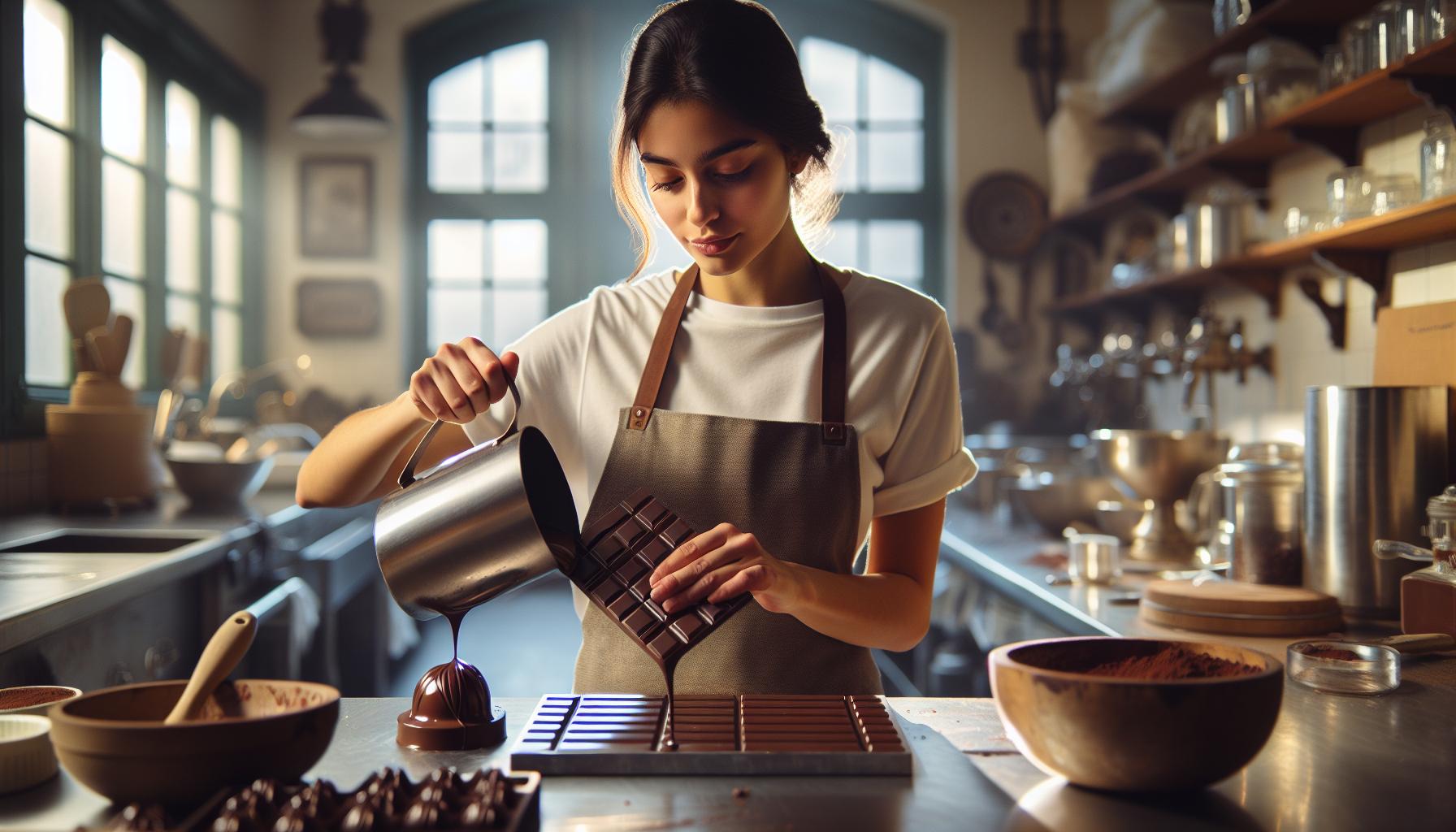 De Kunst van Chocolade Tempereren en Gieten