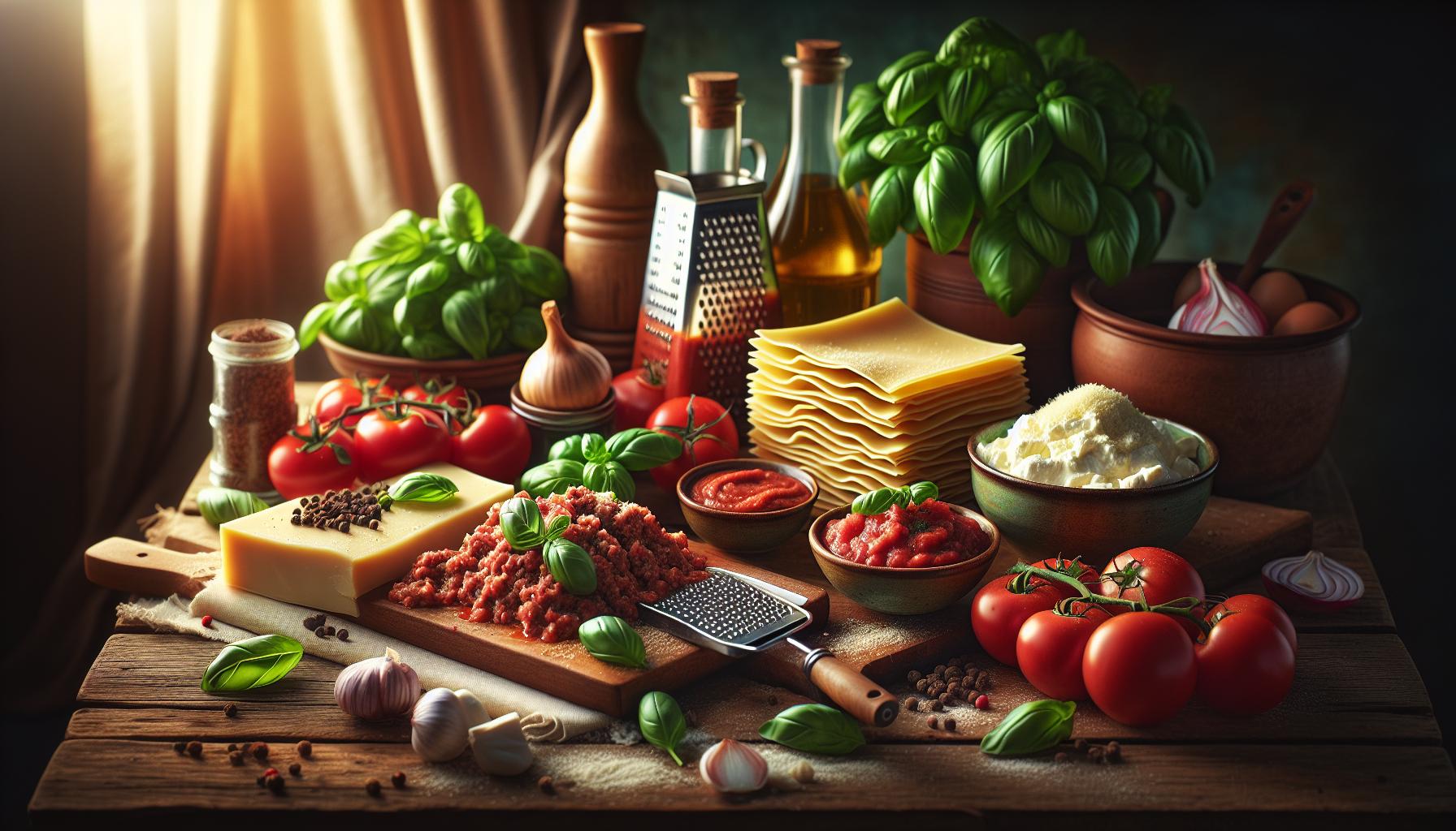 Essentiële Ingrediënten voor Authentieke Lasagne