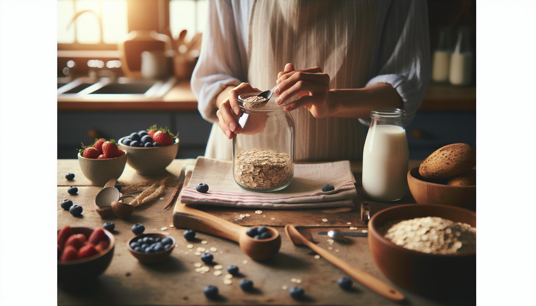 Eenvoudige stappen voor het maken van overnight oats