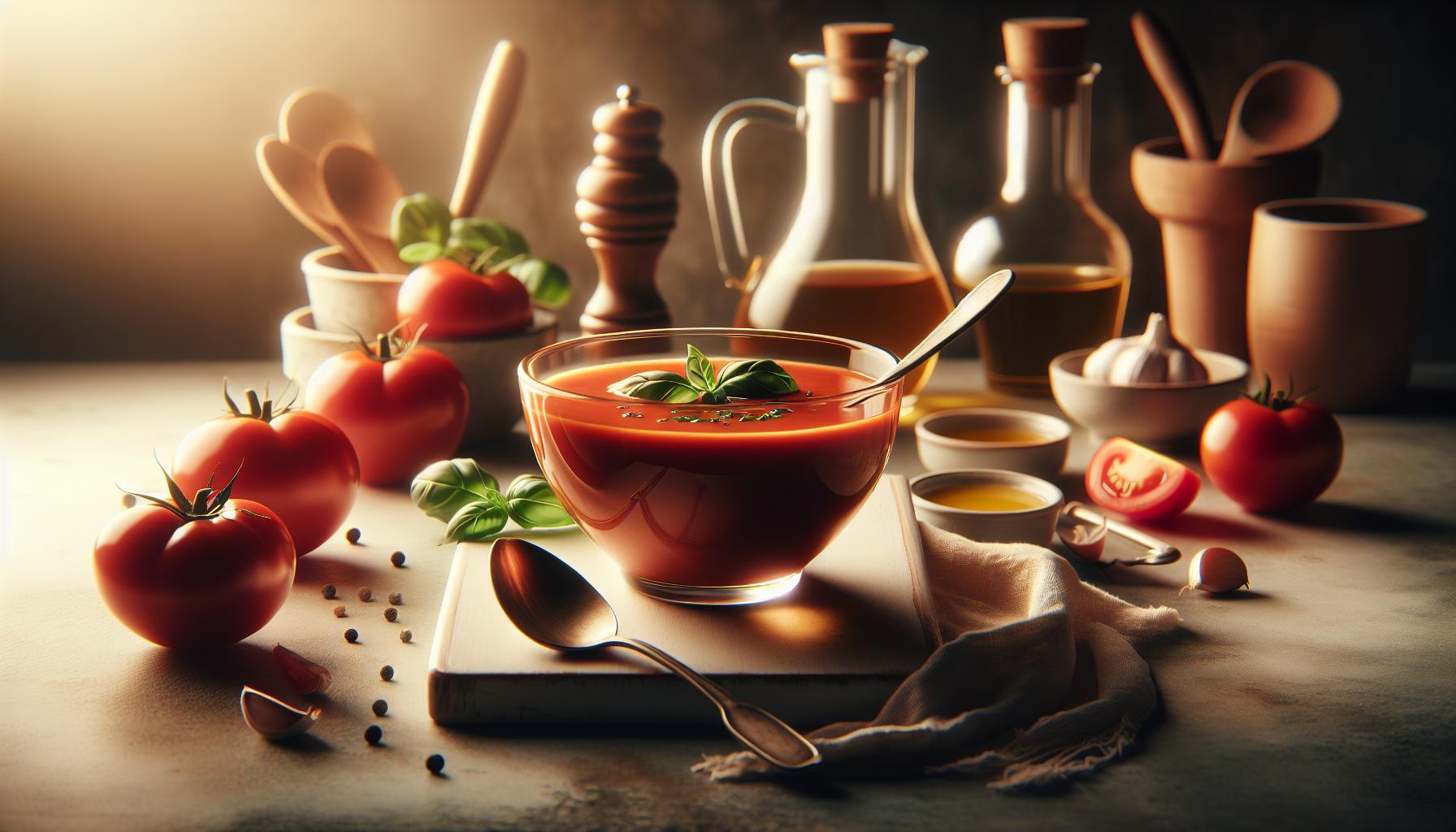 Gazpacho Recept: Koude Tomatensoep voor Warme Dagen 1 De perfecte bereidingswijze voor koude tomatensoep
