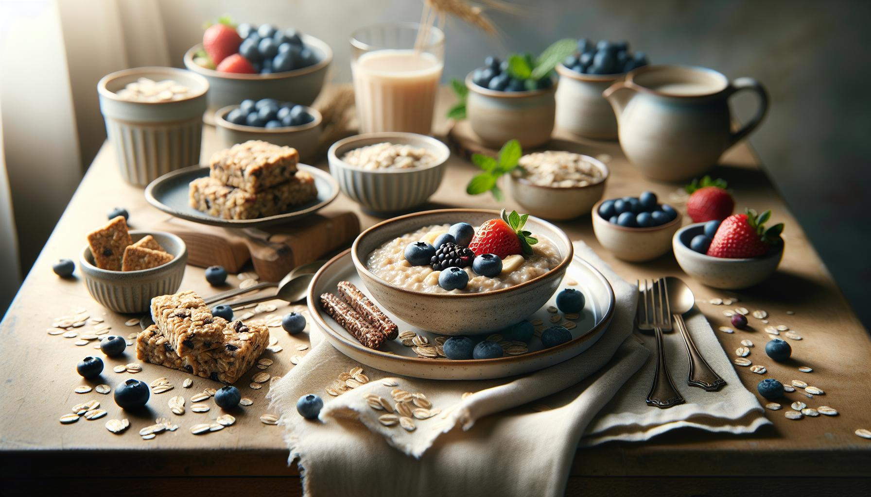 Snelle en gemakkelijke snacks met havermout