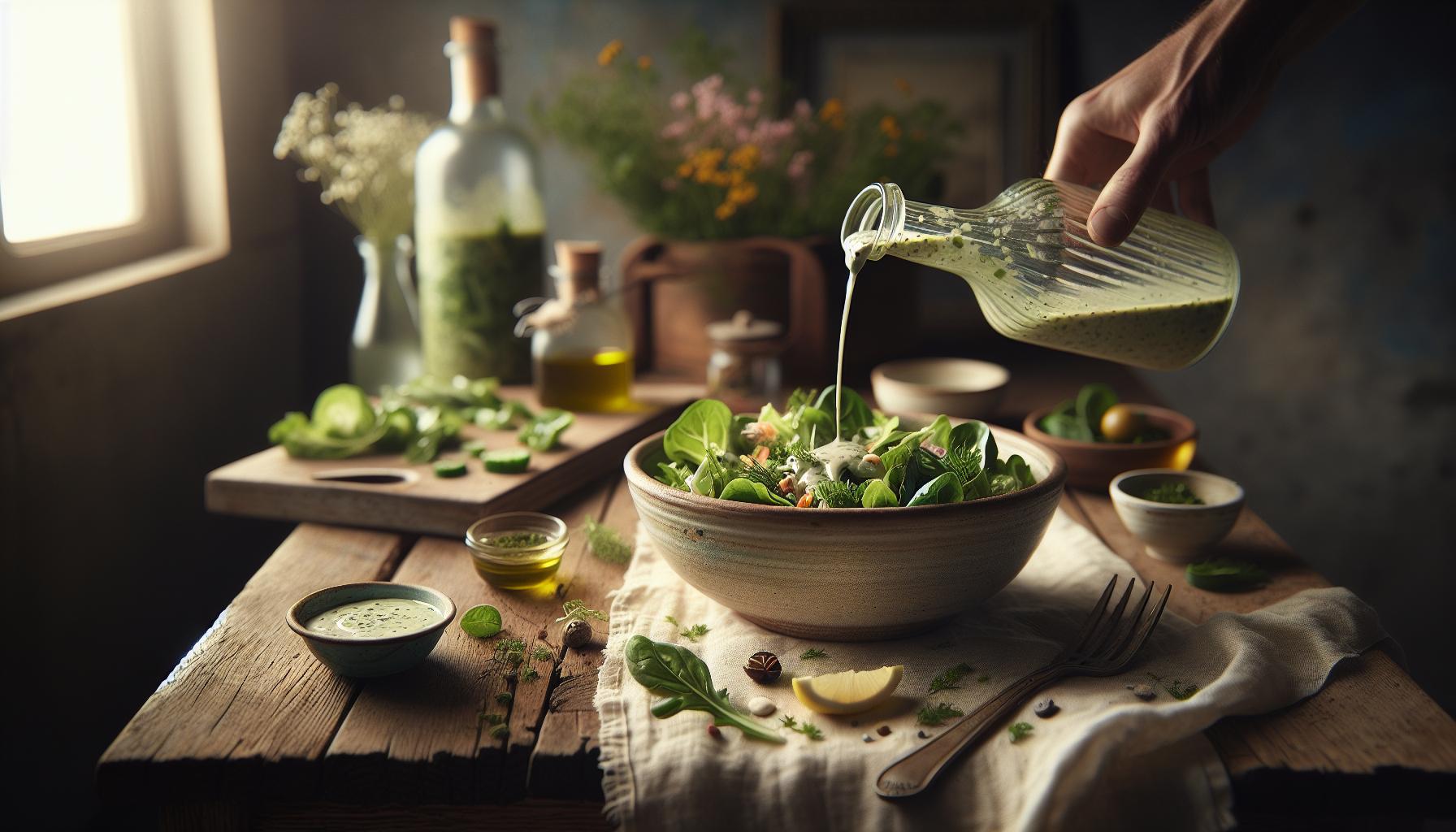 Griekse Salade Recept – Frisse Smaak van de Middellandse Zee 2 De Perfecte Dressing voor een Frisse Smaak