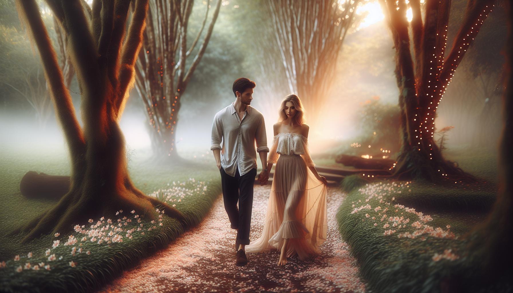 Romantische buitenlocaties voor een betoverende sfeer