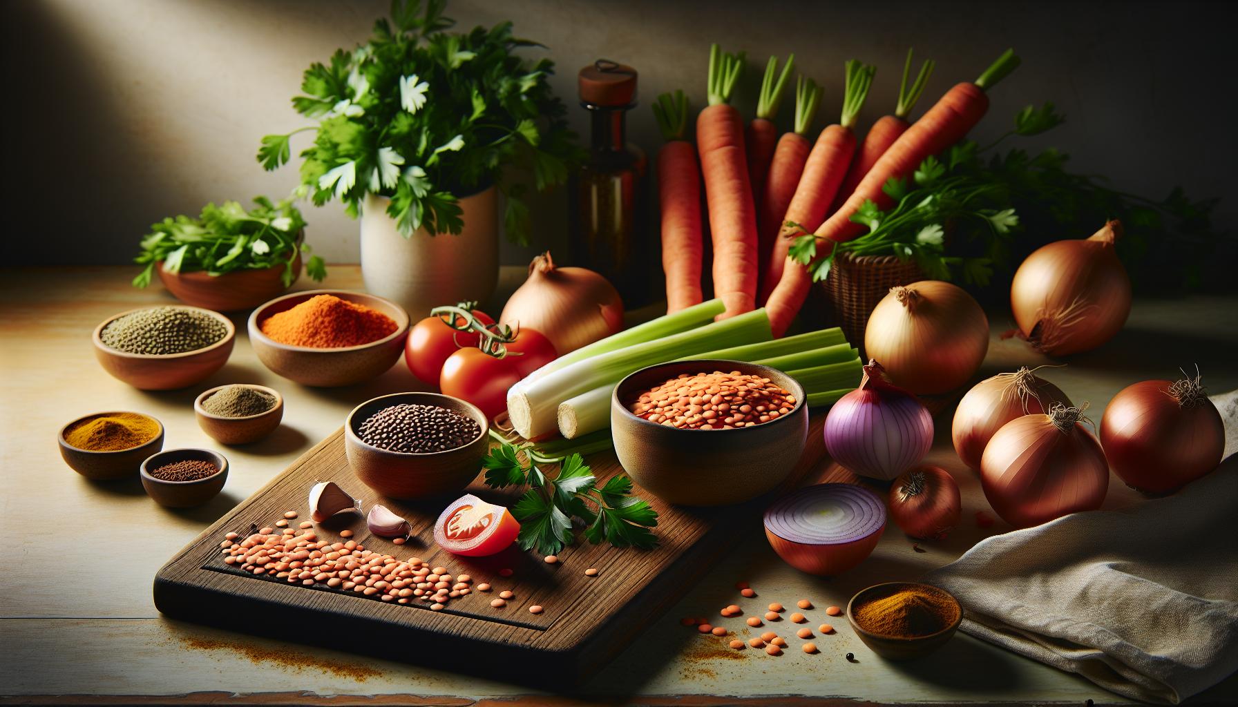 De Perfecte Basis: Essentiële Ingrediënten voor Linzensoep