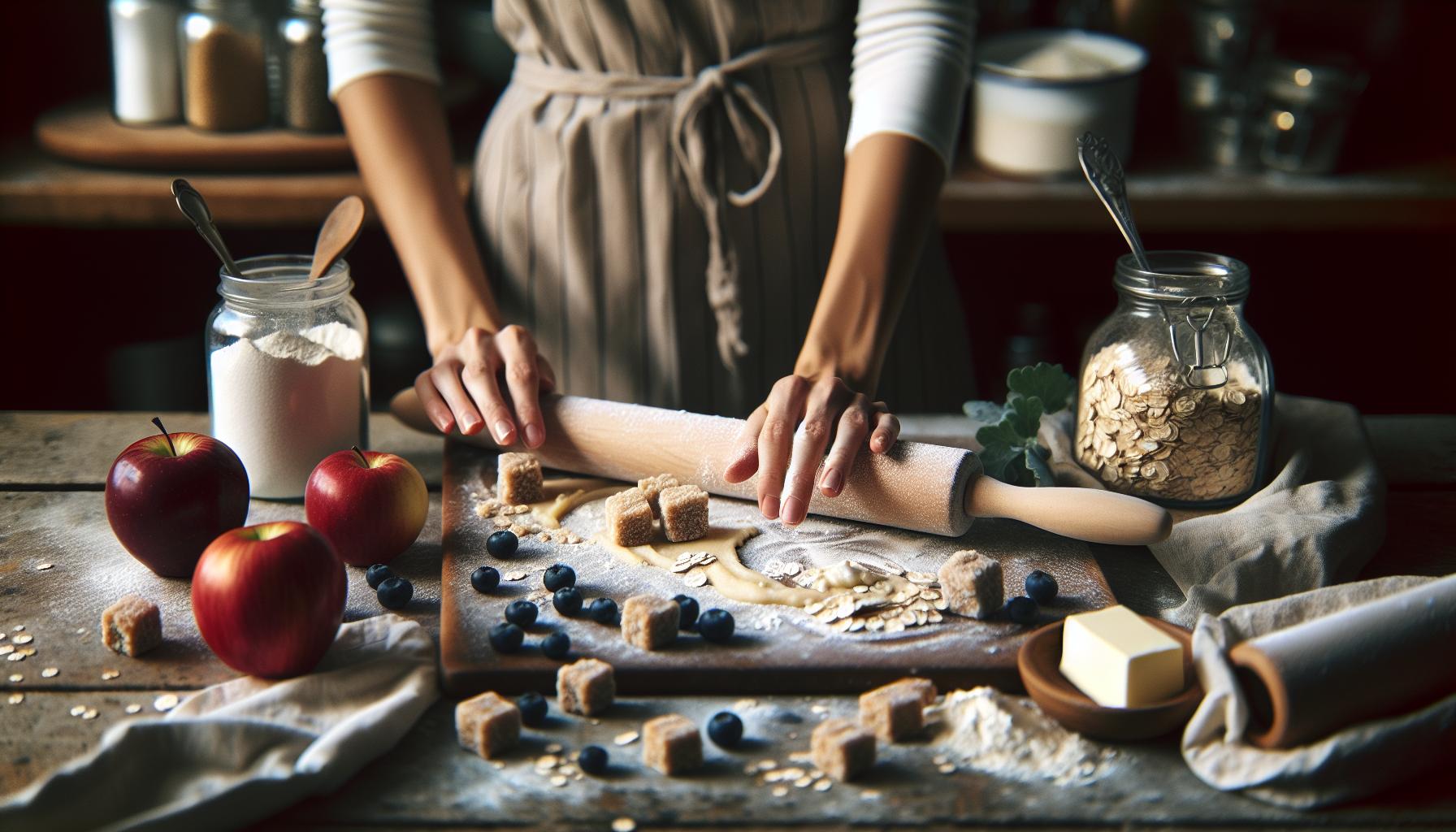 Heerlijke ingrediënten voor de perfecte crumble