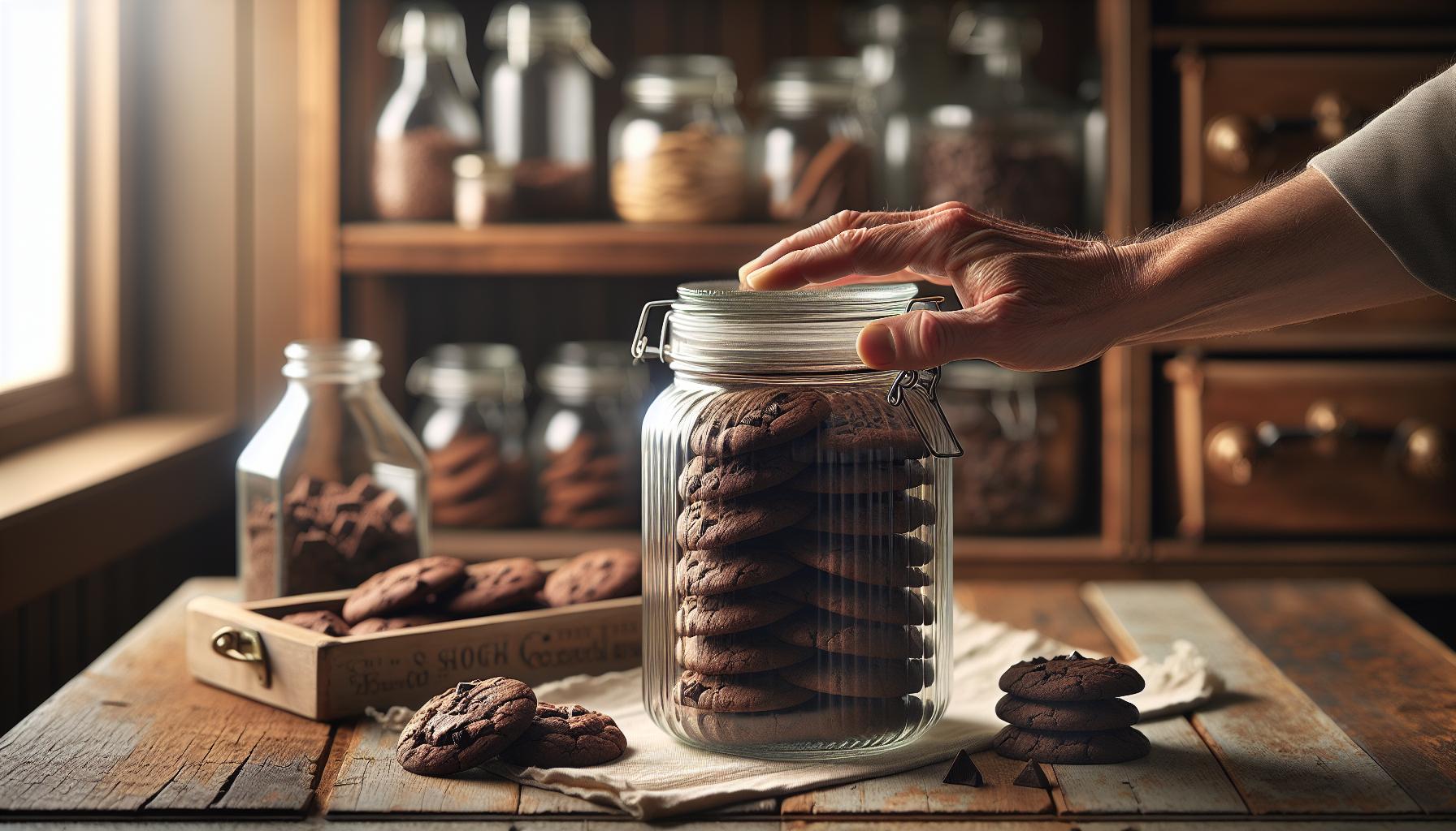 Houdbaarheid en opslag van chocolade koekjes