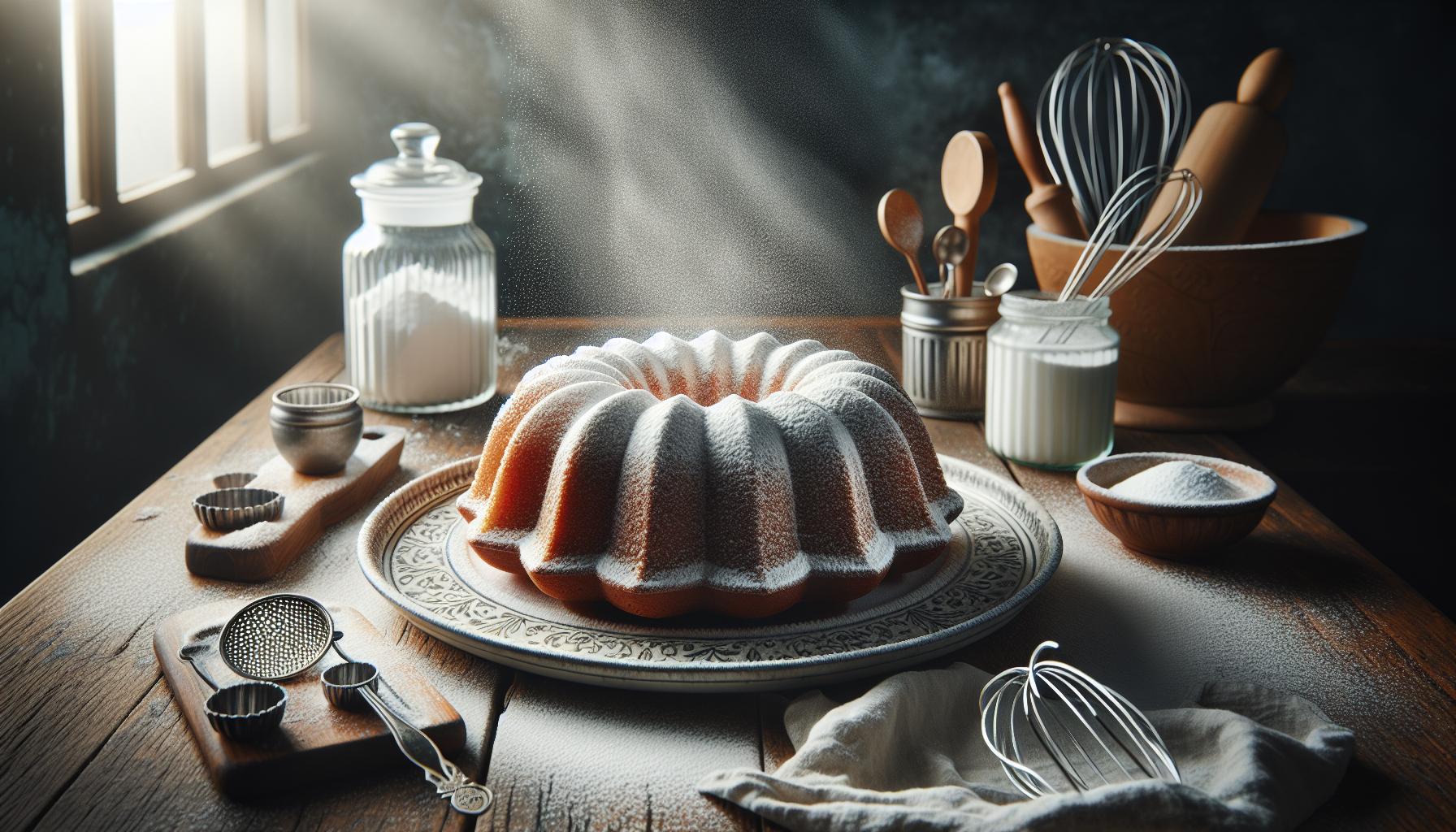 Tulband Recept: Klassieke Cake met Poedersuiker