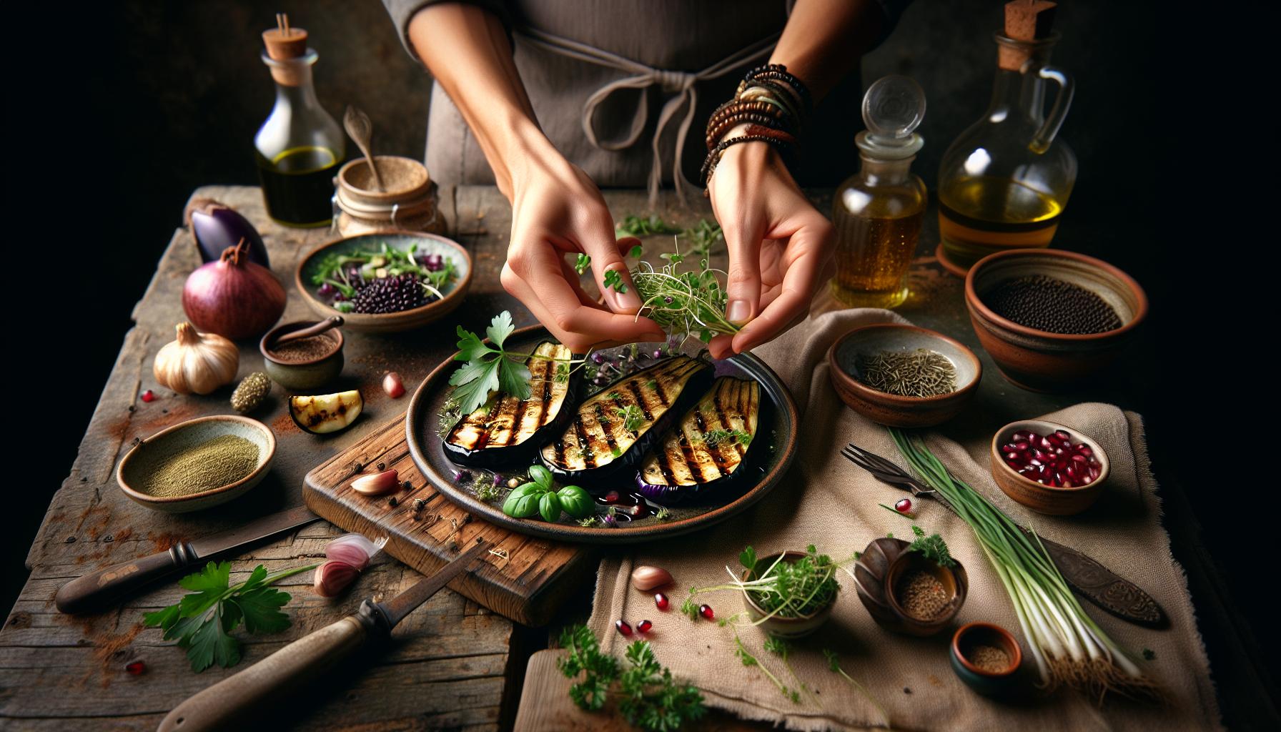 Aubergine Recept: Paarse Vrucht Gegrild of in Mediterrane Schotel