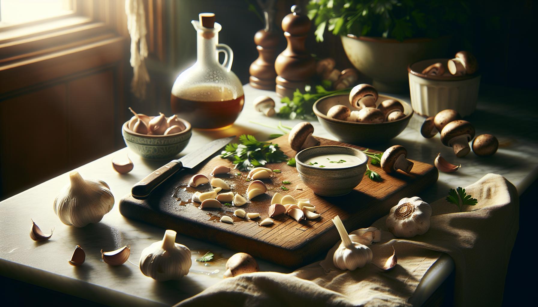 Stap-voor-Stap: Champignonsoep Maken Met Omgevallen Knoflook