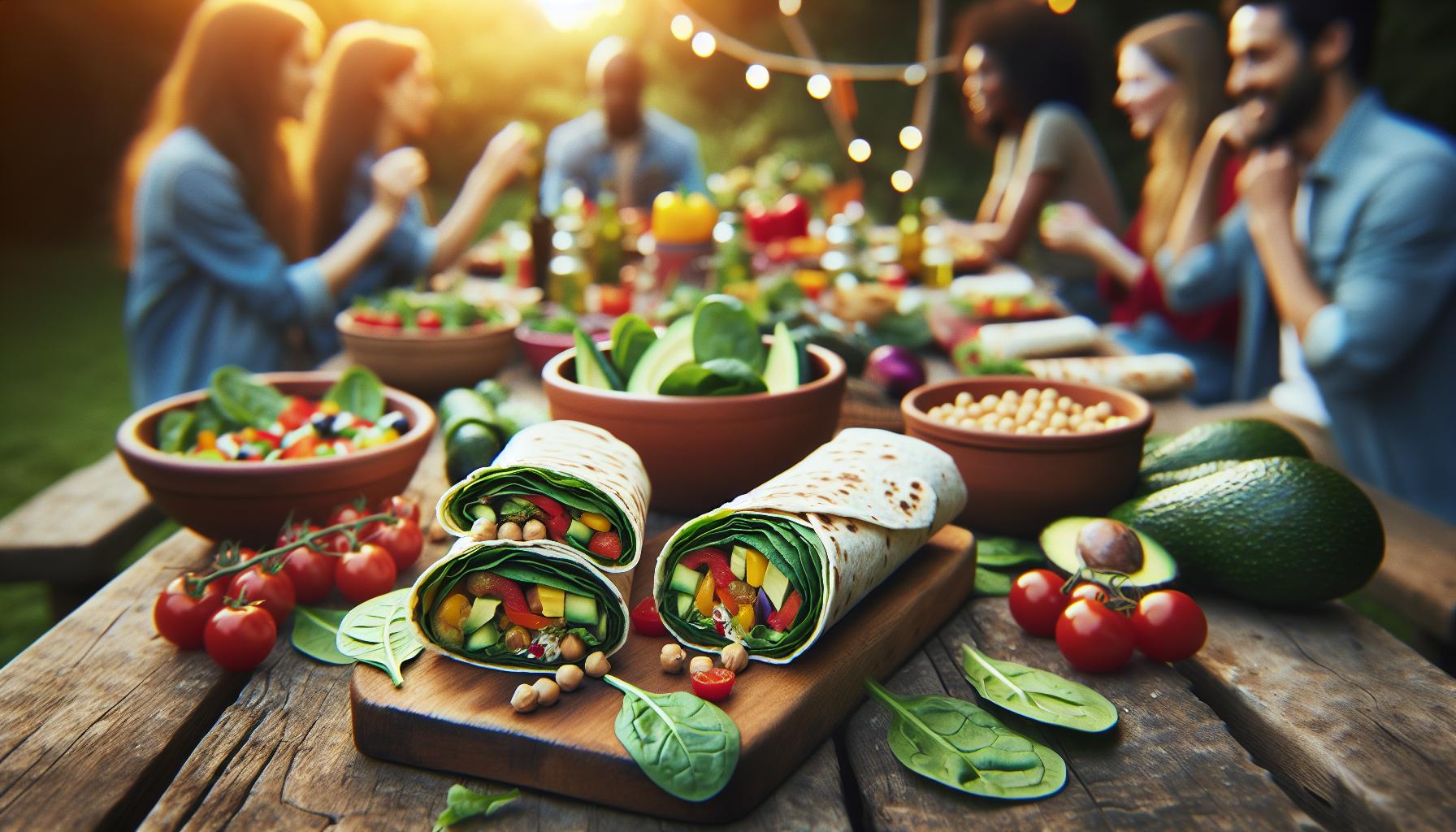 Vegetarische Wraps: Duurzame Keuzes en Ingrediënten
